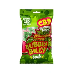 Bubbly Billy Ositos de goma con CBD de sandía Buds (300 mg), 100 g