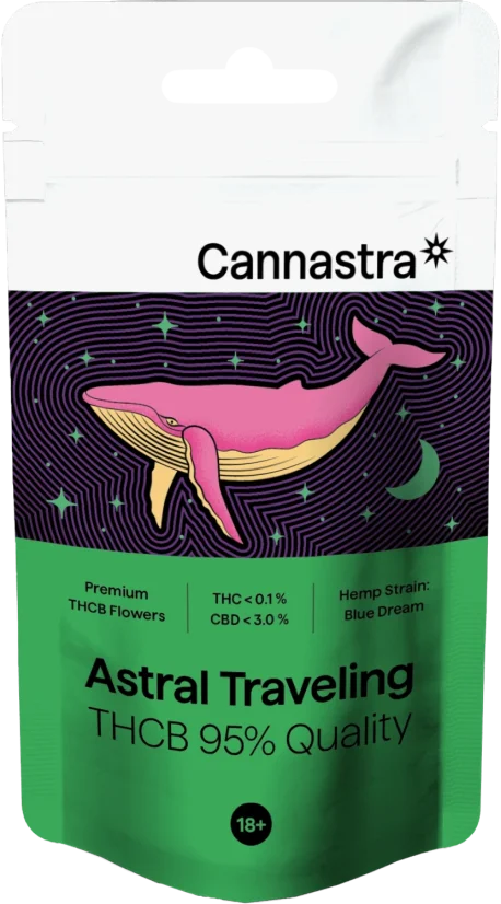 Cannastra THCB Flower Astral Travelling, THCB 95% laatua, 1g - 100g