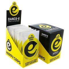 Happy Caps Dance E - Energi- och euforiska kapslar, (kosttillskott), Ask med 10 st, 40 g