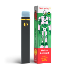Cannastra HHCP Vape Pen Melon Android, qualité HHCP 90%, 1 ml