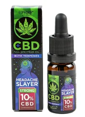 Euphoria CBD 10 % oil with terpenes, 10 ml, 1000 mg - Headache Slayer