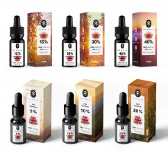 Hemnia Full Spectrum CBG -öljyt 5–40 %, All in One -setti – 6 pitoisuutta x 1 kpl, 60 ml
