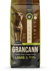 Grancann Lampaan & hampunsiemenet - Hamppuruoka keskikokoisille ja suurille roduille, 12kg