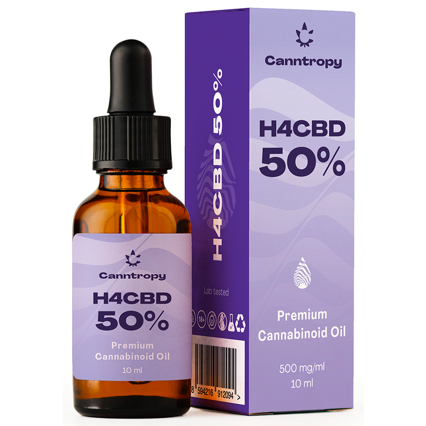Canntropy H4CBDプレミアムカンナビノイドオイル - 50 % H4CBD, 500 mg