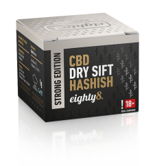 Eighty8 Suchy Przesiać Haszysz 12 % CBD, THC 0,2%, 1 g
