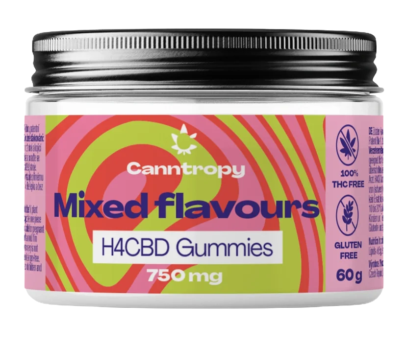 Canntropy H4CBD Fruit Gummies Flavour Mix, 750 mg, 30 pcs x 25 mg, 60 g