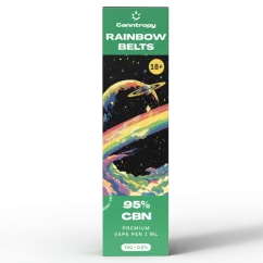 Canntropy Cinturones arcoíris para vaporizador CBN, 95 % CBN, 1 ml