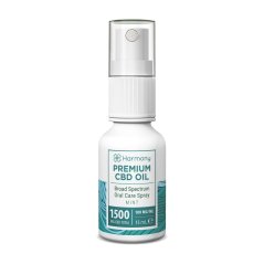 Harmony CBD spray Szájápolás 1500 mg, 15 ml, Menta