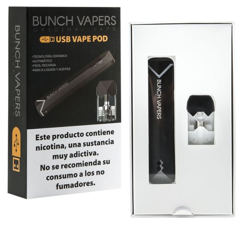 Bunch Vapers Musta Höyrystin Pakki POD