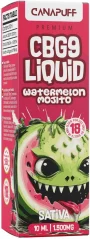 CanaPuff CBG9 Tekuté melónové Mojito, 1500 mg, 10 ml