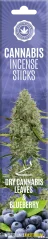 Incienso de cannabis en barra Cannabis seco y arándanos
