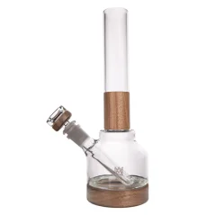 MJ Arsenal Palisade Water Pipe (Alpine Series) - Clear/Wood