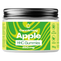 Canntropy Gumii cu fructe HHC Apple, 250 mg HHC, 10 buc x 25 mg, 70 g