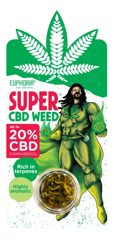 Euphoria CBD-kukat Super Rikkaruoho 0,7g