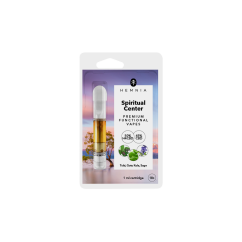 Hemnia Spiritual Center - Cartuș, 50 % H4CBD , 45 % CBD, busuioc sfânt (tulsi), gotu kola, salvie, 1 ml