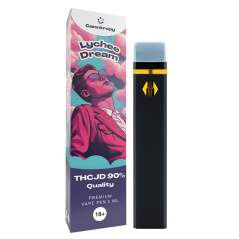 Canntropy THCJD Vape Pen Lychee Dream, THCJD 90% kvalita, 1 ml