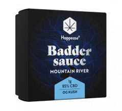 Happease - Ottaa talteen Mountain River Paha kastike, 85% CBD, 1g
