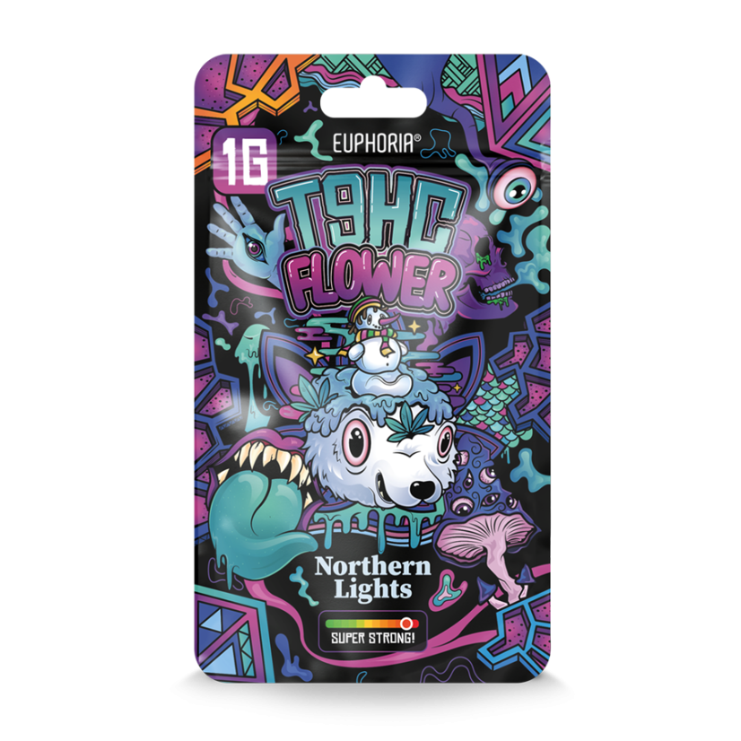 Euphoria T9HC Flowers - Northern Lights, 1 g Euphoria T9HC Flowers - Northern Lights, 1 g