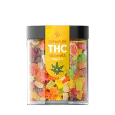 CanaPuff THC+ Gummies Mango, THC menej ako 0,2 %, 10 - 50 ks