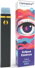 Cannastra THCV jednorazové vape pero Eclipse Essence, THCV 96% kvalita, 1 ml