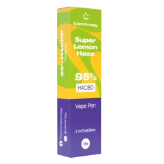 Canntropy H4CBD Pluma vaporizador Súper neblina de limón 95%, 1 ml