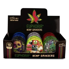 Euphoria Műanyag Darálók 63 mm - 3 részes - véletlenszerű design