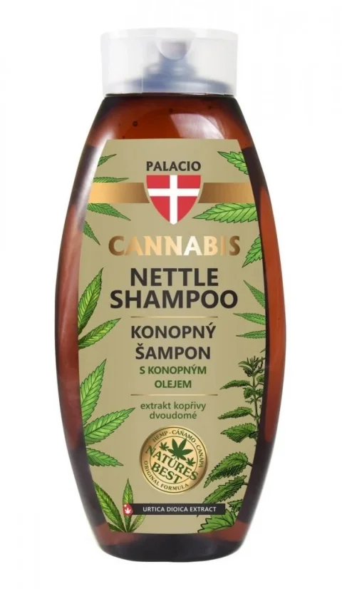 Palacio Shampoing CANNABIS à l'ortie, 500 ml