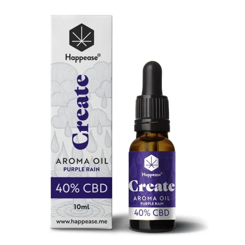 Happease Luo CBD Oil Purple Rain, 40 % CBD, 4000 mg, 10 ml
