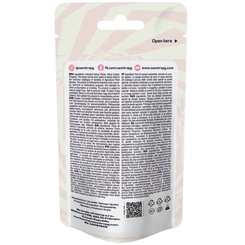 Canntropy CBG9 kukkasokerikeksi, CBG9 laatu 85%, 1 g - 100 g