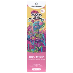 Canntropy THCV Wegwerp Vape Pen GMO Cookies levende harsterpenen, THCV 96% kwaliteit, 1 ml