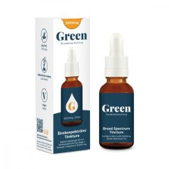 Green Pharmaceutics Amplio espectro tintura, 10 %, 3000 mg CDB, 30 ml