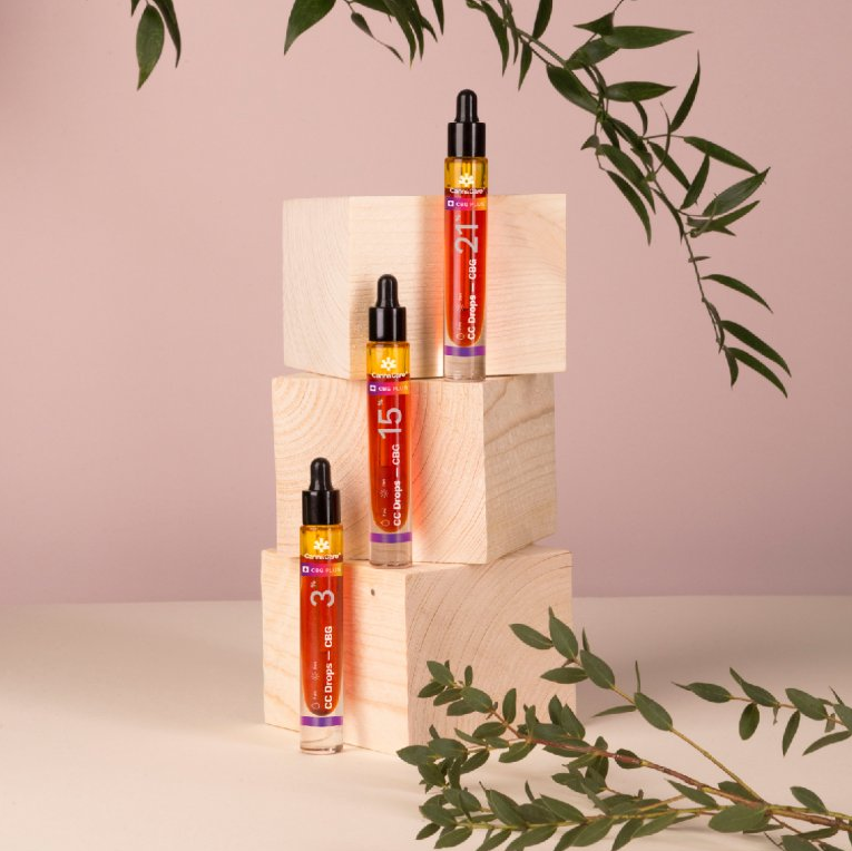 CannaCare CC Drops CBG:llä 15 %, 1050 mg, 7 ml