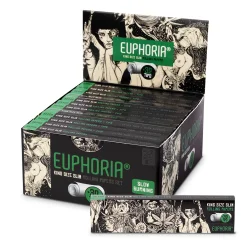 Euphoria Rolling Papers Kingsize Slim Mystical + Filters, 32 rolling papers + 32 filter tips