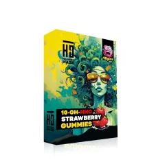 Heavens Haze 10-OH-HHC Gummies Strawberry, 10 pcs x 40 mg, 400 mg 10-OH-HHC
