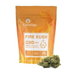 Canalogy CBD kender virág Tűz Kush 13 %, 1g - 1000g