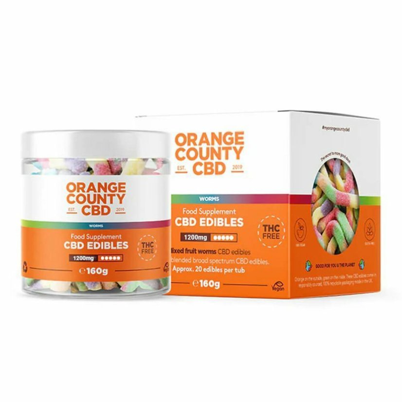 Orange County CBD Kumimadot, 1200 mg CBD, 160 g