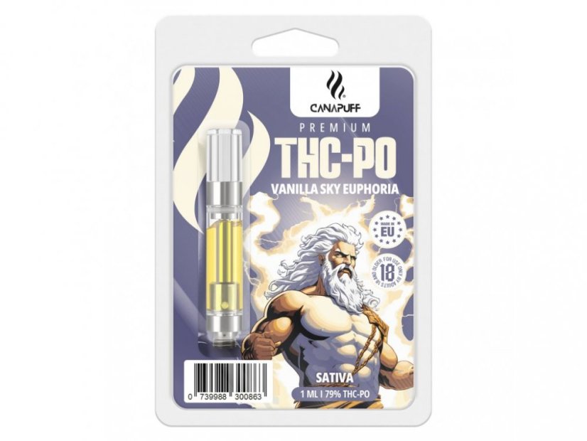 CanaPuff THCPO patruuna Vanilla Sky Euphoria, THCPO 79 %, 1 ml