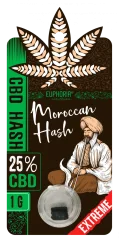 Euphoria CBD Hash marocký 25% CBD 1 g