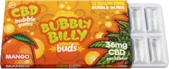 Bubbly Billy Buds Mango bragðbætt tyggjó (36 mg CBD)