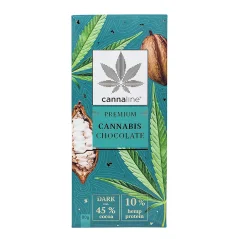 CANNALINE Konopná čokoláda hořká, 80 g
