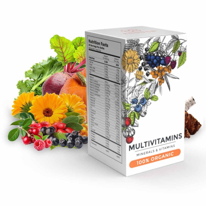 Endoca Luomumonivitamiinit, 90 g