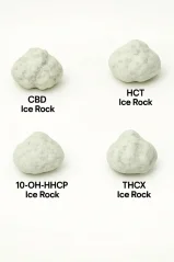 Ice Rock Flowers sample set - CBD Ice Rock, HCT Ice Rock, 10-OH-HHCP Ice Rock, THCX Ice Rock, 4 x 1 g