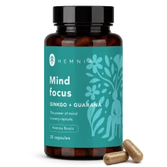 Hemnia Ginkgo + Guarana Capsules 30 x 500mg