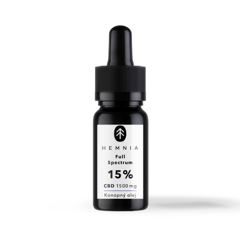 Hemnia Täysspektri CBD-hamppuöljy 15%, 1500mg, 10ml