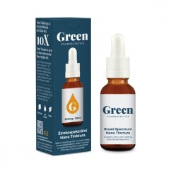 Green Pharmaceutics laaja kirjo NANO tinktuura, 300 mg CBD, 30 ml