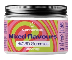 Canntropy H4CBD Fruit Gummies Flavour Mix, 250 mg, 10 ks x 25 mg, 20 g