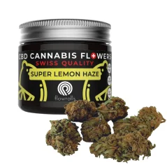 Flowrolls CBD Flower Super Lemon Haze outdoor, 1g - 100g