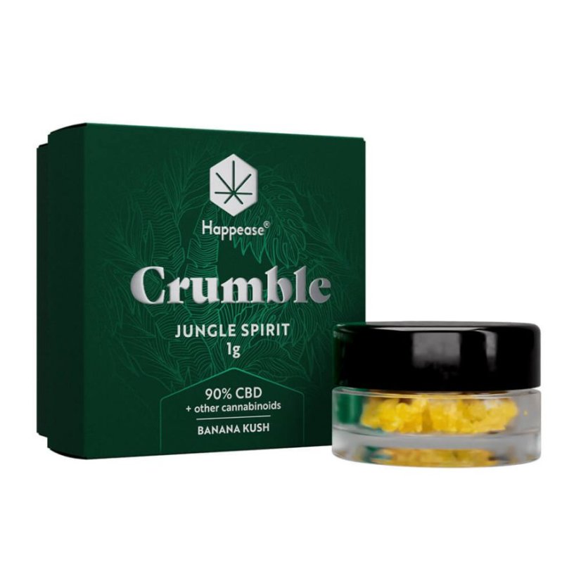 Happease - Extrakt Jungle Spirit Crumble, 90% CBD, 1 g