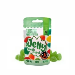 Czech CBD THC Odyssey Jelly Fresh Mint, 70 mg THC, 10 kpl, 40 g