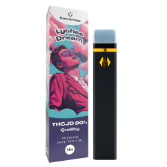 Canntropy THCJD Vape Pen Lychee Dream, THCJD 90 % laatu, 1 ml
